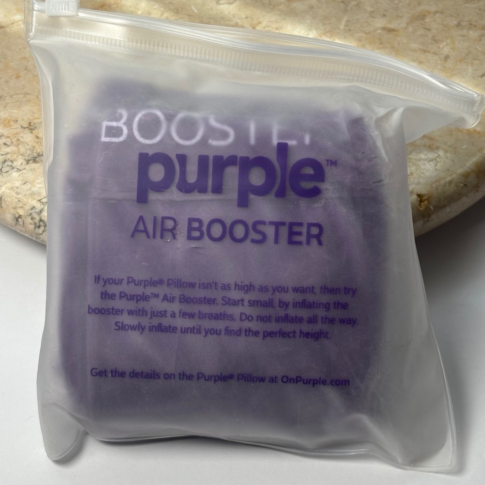 Purple‎ Pillow Purple Air Booster Insert Inflatable Adjustable Height Support